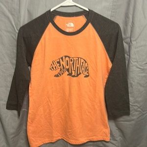 North face raglan shirt